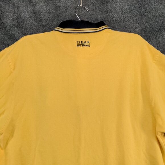 NCAA Men's 2000 Final Four Indianapolis Polo Shirt Yellow Medium Vintage Logo - Picture 6 of 15